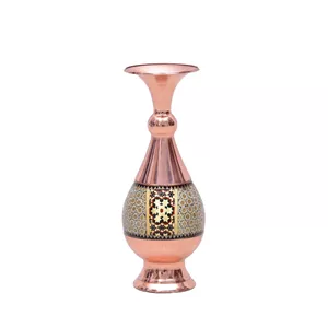 گلدان خاتم کاری مسی مدل شکوه 