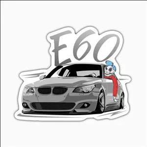 استیکر لپ تاپ و موبایل بووم طرح ماشین مدل BMW E60 کد ZX088