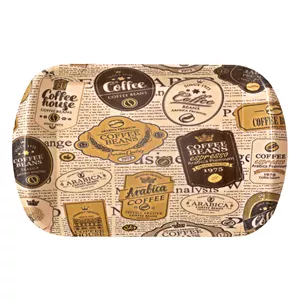 سینی دسته دار مهروز مدل 1001 coffee سایز 15×25 سانتی متر
