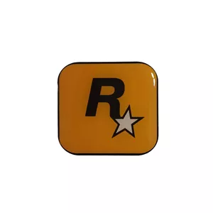 برچسب خودرو مدل ژله ای کد ROCK STAR