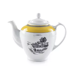 قوری چینی زرین ایران مدل هیئتی 16 ویلیج درجه 3