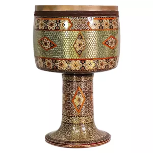 تنبک مدل ضربیت کلکسیونی گردو C-01 با قطر دهانه 27
