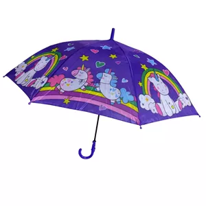 چتر بچگانه 8 پره مدل اسب تکشاخ کد 12 قطر 80 سانتی‌متر