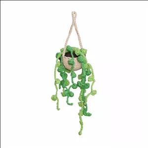 اویز بافتنی مدل گیاهی