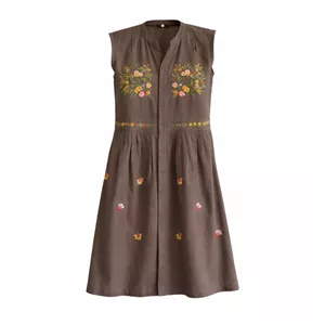 سارافون دخترانه مدل گلدوزی ۱۴۰۵