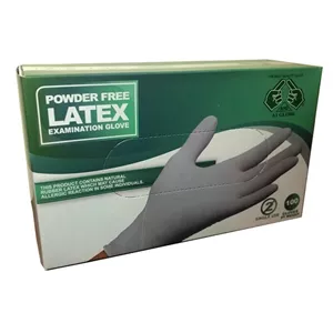 دستکش لاتکس غیر پودری مدل A1G سایز کوچک (S) بسته 100 عددی