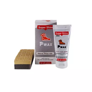 واکس براق کننده کفش پی واکس مدل 2 به همراه اسفنج