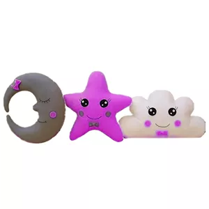 کوسن کودک طرح ابر و ماه و ستاره مجموعه سه عددی