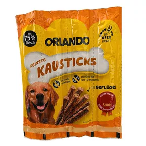 غذای تشویقی سگ اورلاندو مدل feinste وزن 44 گرم 