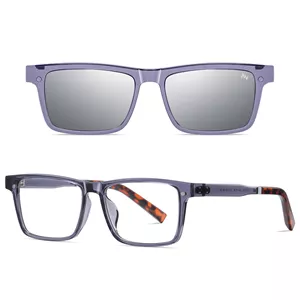 فریم عینک طبی ویفرر (Wayfarer) آلبرت وگ مدل CG7703C541-P194 مناسب برای انواع صورت به همراه کاور آفتابی