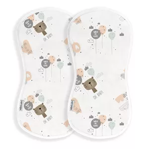 آروغ گیر نوزاد مامز کیوتی مدل خرس AR-07 بسته دو عددی