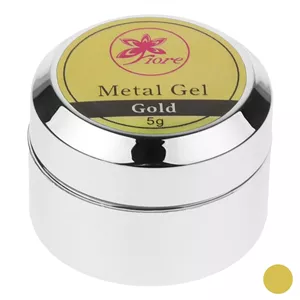 ژل کاشت ناخن فیوره مدل Metal وزن 5 گرم رنگ طلایی