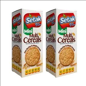 بیسکویت سبوس دار چند غله ستاک - 140 گرم بسته 2 عددی