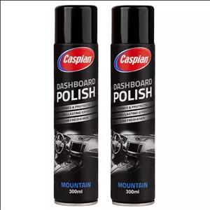 اسپری براق کننده داشبورد کاسپین مدل MOUNTAIN حجم 300 میلی لیتر مجموعه دو عددی