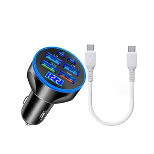 شارژر فندکی 66 وات مدل FP-89 به همراه کابل USB-C