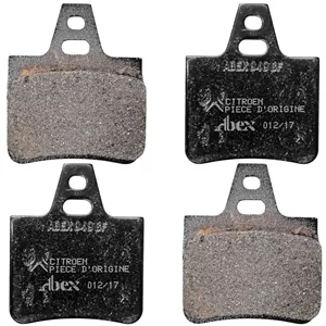 لنت ترمز عقب خودرو سیتروین مدل ORG.France دو جفت مناسب برای سیتروئن زانتیا