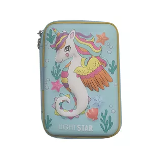 جامدادی لایت استار مدل دوزیپ تک شاخ