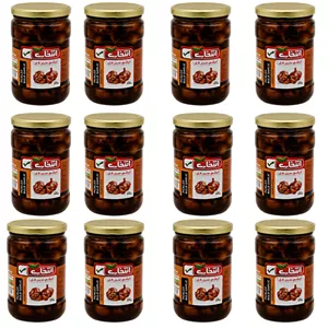 ترشی سیر گل انتخاب - 640 گرم بسته 12 عددی