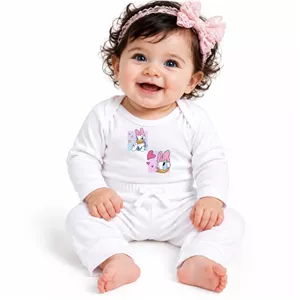 ست بادی آستین بلند و شلوار راحتی نوزادی نیل کوک مدل MINI MOUSE