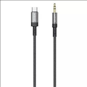 کابل تبدیل USB-C به جک 3.5 میلی متری نوکسو  مدلAUX-N-3 طول 1.5 متر