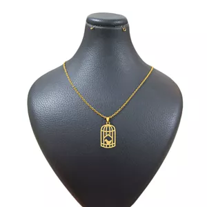 گردنبند زنانه هایکا مدل مرغ آمین کد g.h 109