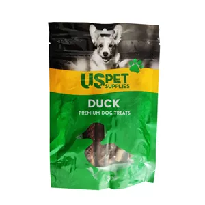 تشویقی سگ یو اس پت مدل دورپیچ طعم اردک وزن 100 گرم