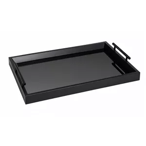 سینی دسته دار مدل کف شیشه ای سایز 40*30 سانتی متر 