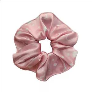 کش مو زنانه مدل ساتن ابریشم طرح قلب