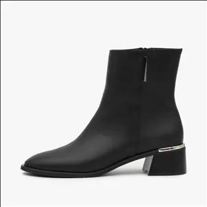 نیم بوت زنانه چرم تهران مدل D79M