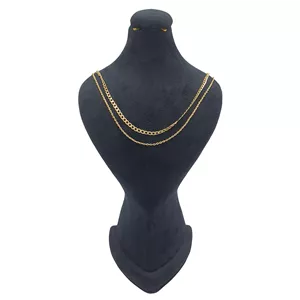 گردنبند زنانه سیکس مدل دو ردیفه