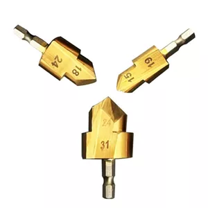 مته خزینه مخروطی لوله مدل AJ-WIRKZONE-3PCS مجموعه 3 عددی