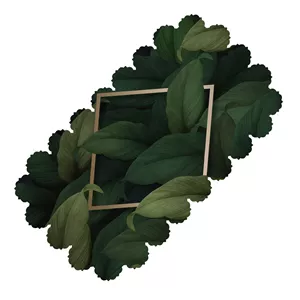 رومیزی طرح برگ کد 8300R