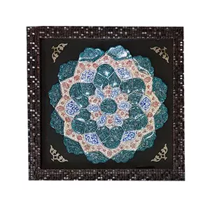 تابلو میناکاری مسی مدل اسلیمی ختایی کد 4520 