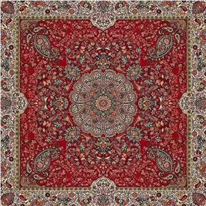 رومیزی ترمه نگین خاتم یزد طرح افشاری کد GH3