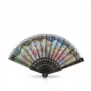 باد بزن مدل باغ گل کد q4