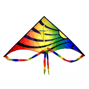 بادبادک مدل دلتا کایت رنگین کمانی گوشواره دار