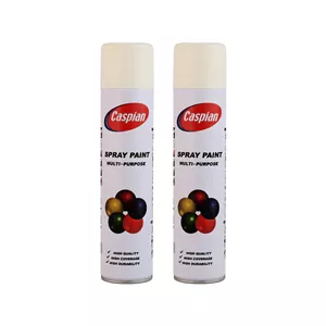 اسپری رنگ کرم کاسپین مدل 2 حجم 300 میلی لیتر مجموعه 2 عددی