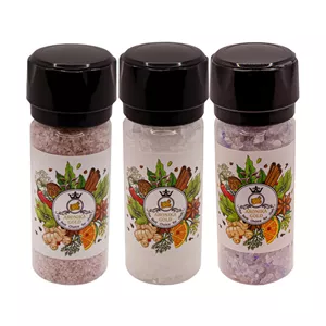 نمک آبی و نمک صورتی هیمالیا و دلنمک بسته 3 عددی