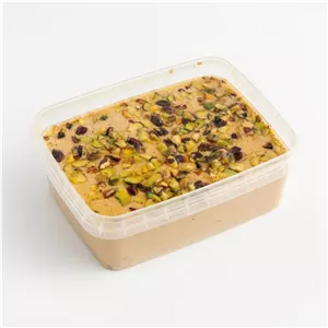 حلوا ارده شیره انگور با تزئین پسته - 500 گرم