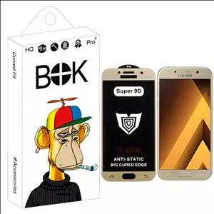 محافظ صفحه نمایش بوک مدل Super 9D Glavers مناسب برای گوشی موبایل سامسونگ Galaxy a5 2017 / A520