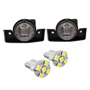چراغ پلاک خودرو کالانیکس مدل EK-405WH5SMD-10693 مناسب برای پژو 405 به همراه لامپ مجموعه 4 عددی