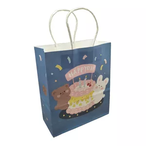 پاکت هدیه مدل کیک تولد طرح Happy day