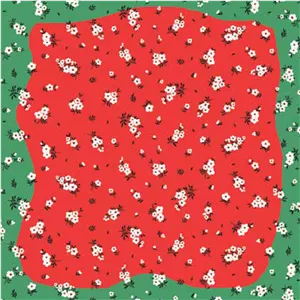 کاغذ کادو مریخ مدل پارچه ای Little flowers 052