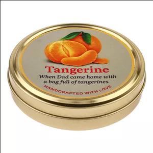 شمع کاسه ای معطر مدل نارنگی با رایحه ساده زمان اتمام 5 ساعت