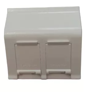 فیس پلیت 2 پورت دانوب مدل زاویه دار بسته 15 عددی