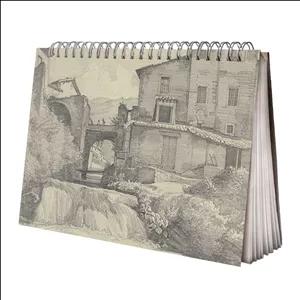 دفتر طراحی 60 برگ مدل طراحی منظره روستایی کد b5-16