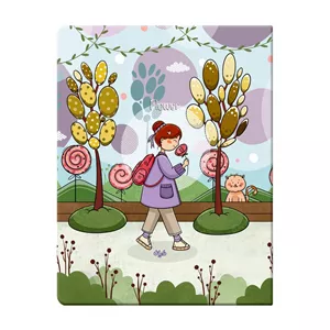 دفتر کلاسوری 80 برگ دایان طرح آلیس کد 12