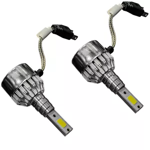 هدلایت نور پایین و مه شکن چراغ جلو خودرو تک حالته فورس مدل دوطرفه یخی کد CUB پایه H7 مناسب برای اطلس و سهند بسته ۲ عددی