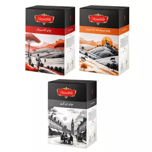 چای سیاه ارل گری و کلاسیک و صبحانه - 100 گرم بسته 3 عددی