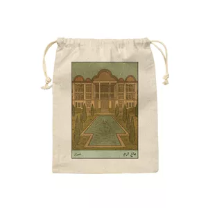 کیسه نان و سبزی ترمه طراحان ایده مدل کارت  باغ ارم شیراز کد map1525 - S سایز 19x19 سانتی متر